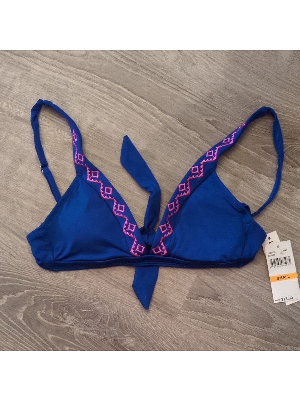 Lucky brand swim bikini top size small